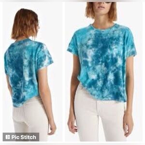 Mother Superior The High Sparrow tie dye Cropped boxy T-shirt Keeping it Swirl